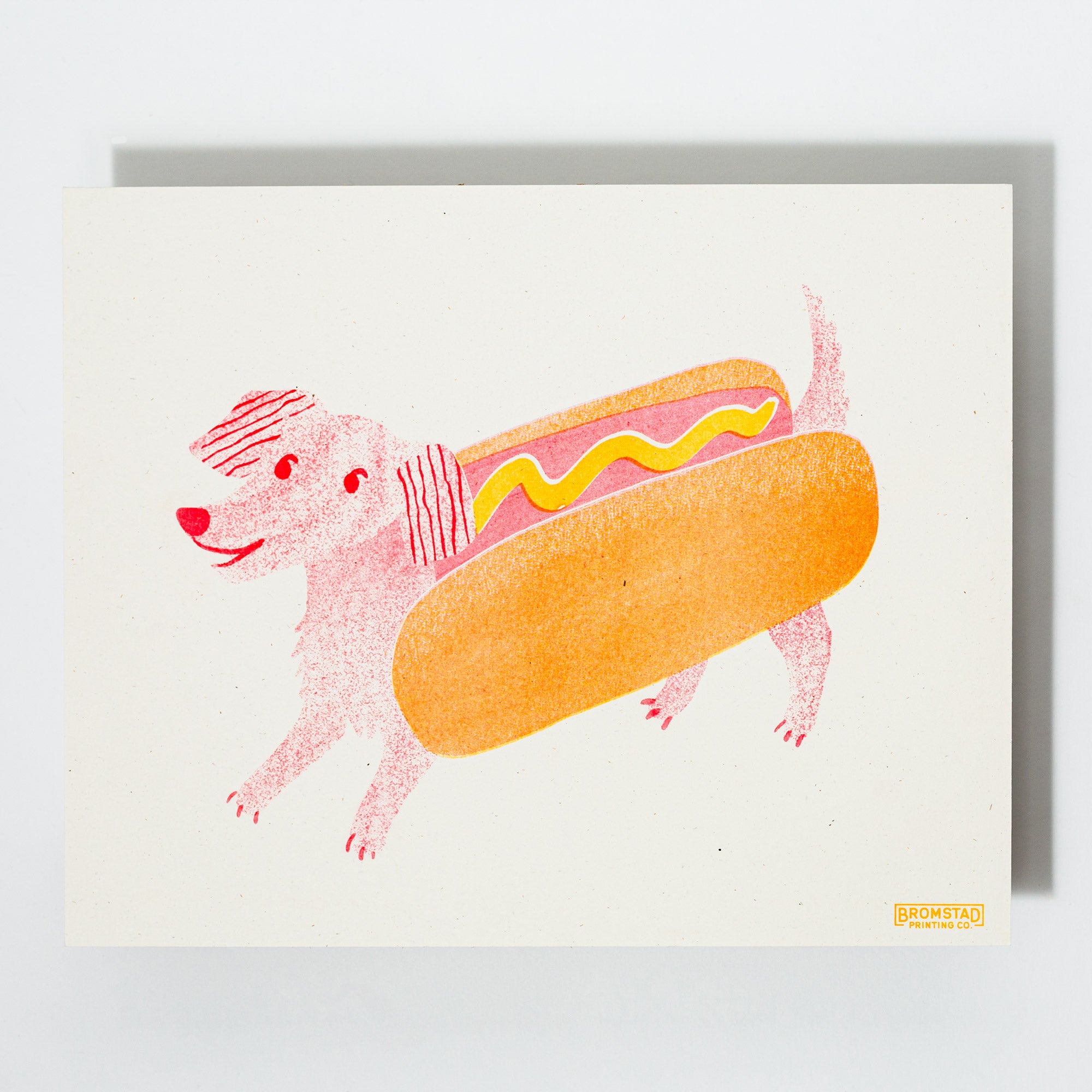 Hot Dog - Risograph Print