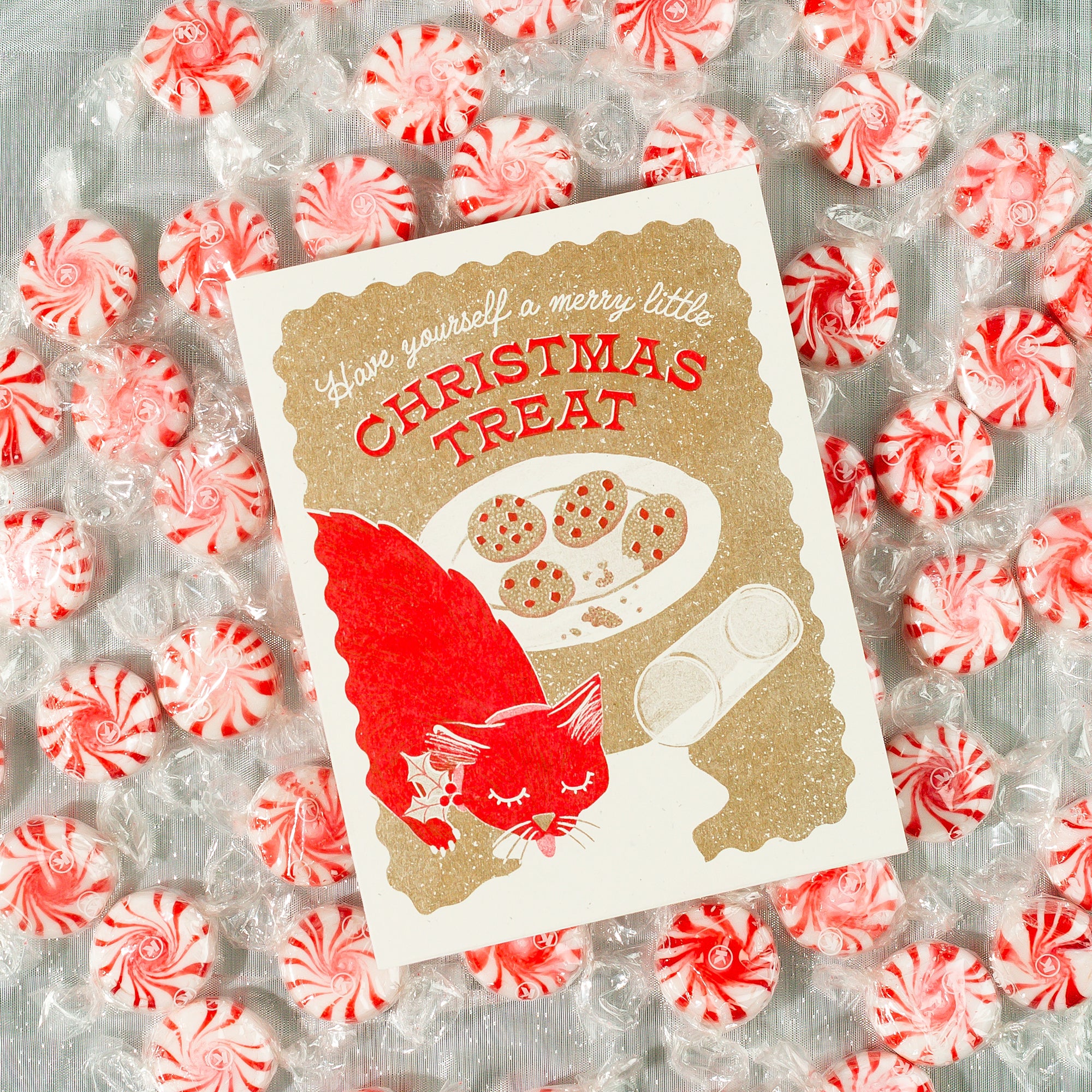 Christmas Treat - Risograph Card