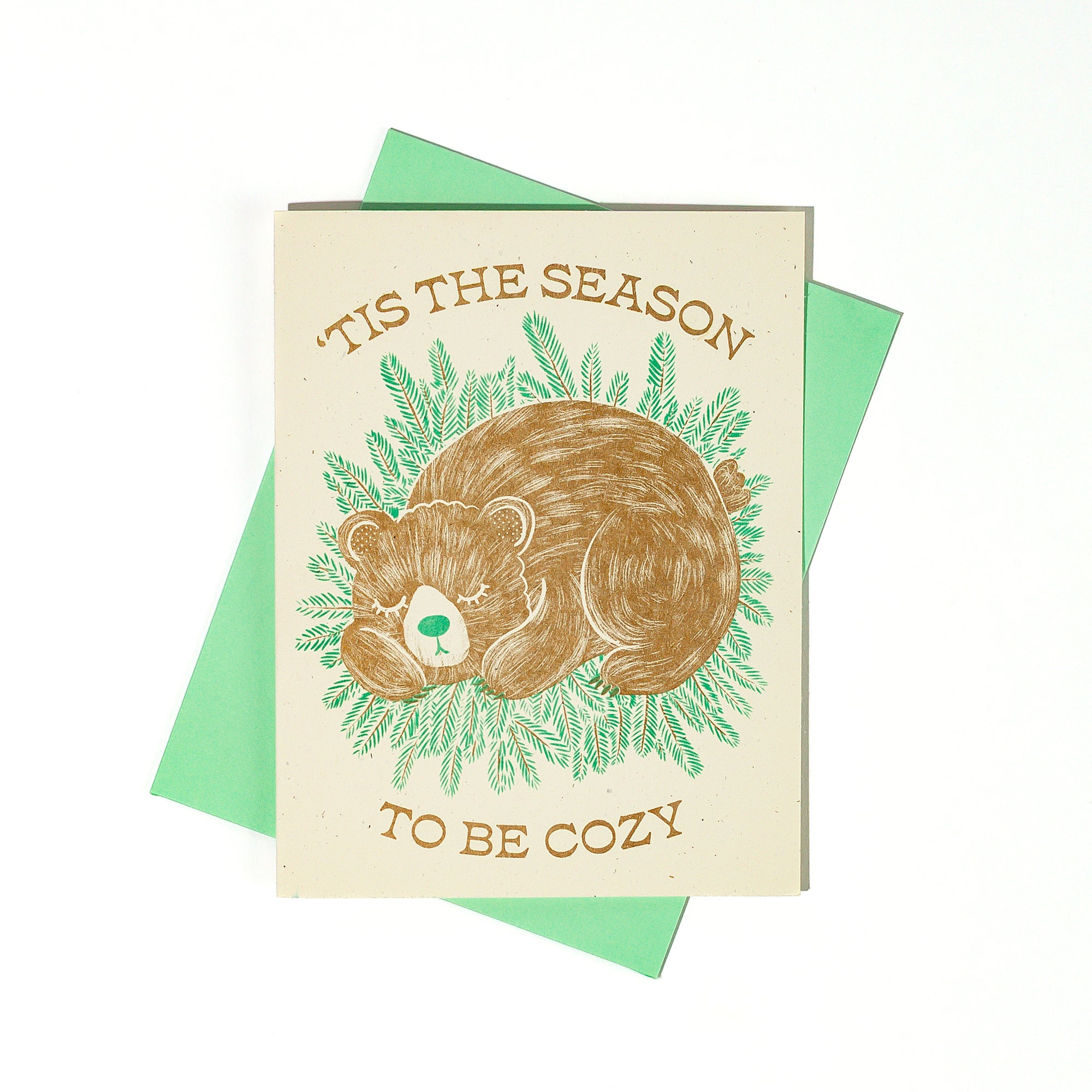 'Tis The Season - Risograph Holiday Card