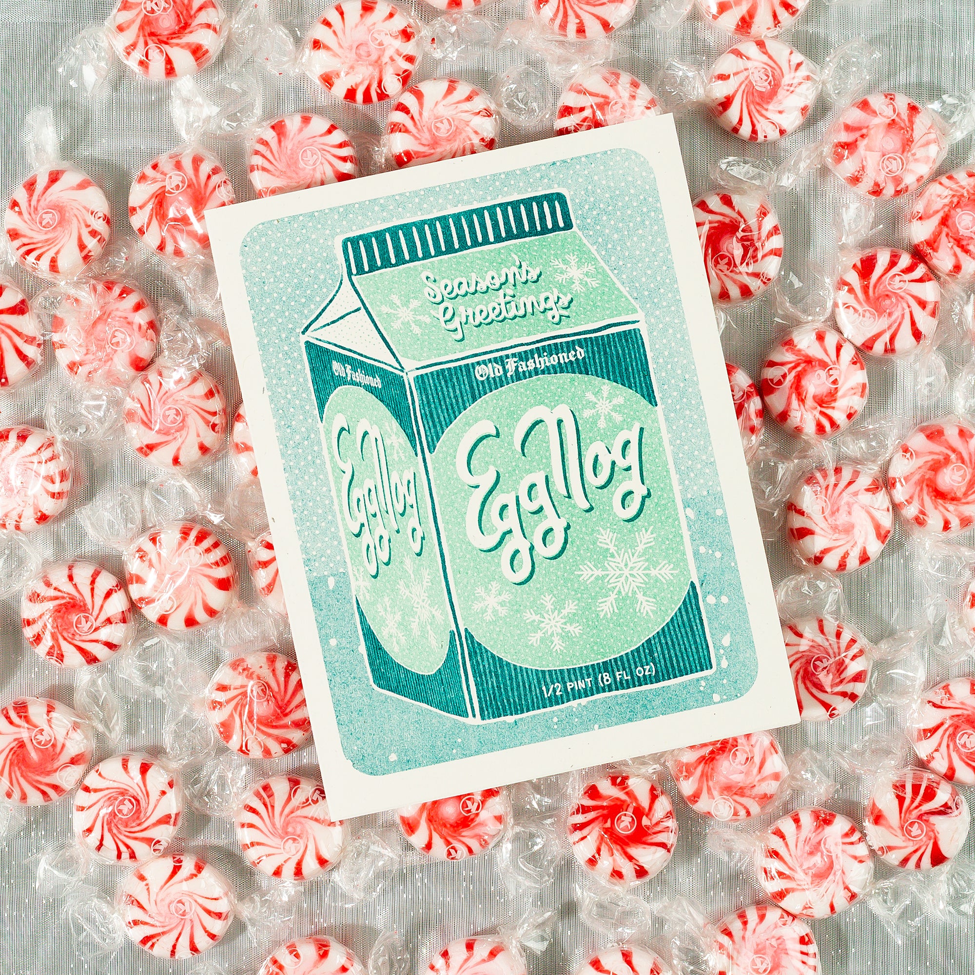 Eggnog - Risograph Holiday Card