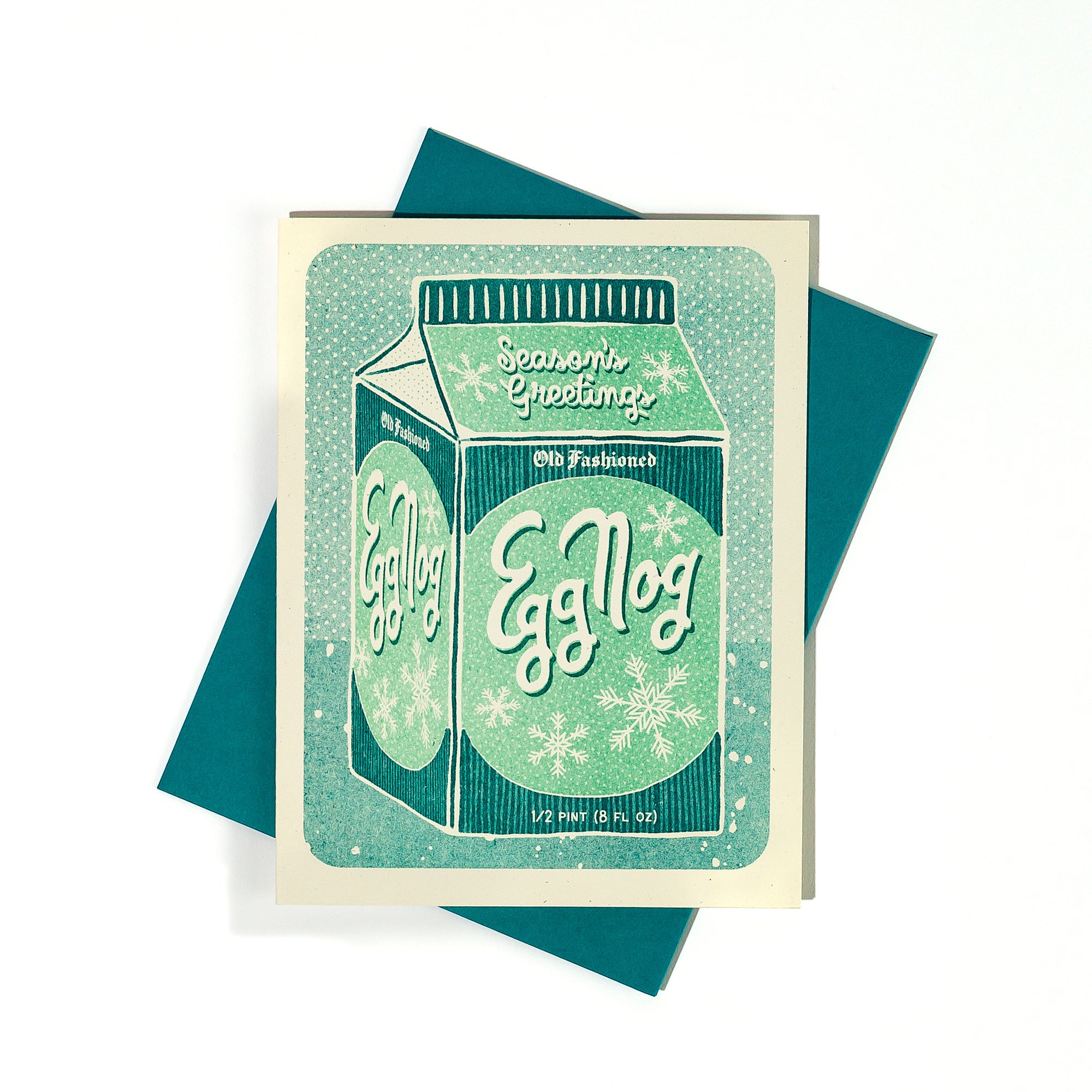 Eggnog - Risograph Holiday Card