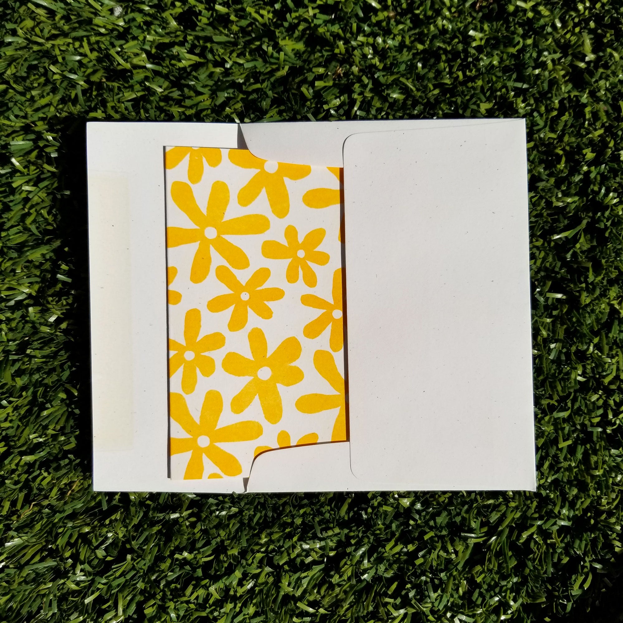 Yellow Daisies - Risograph Card