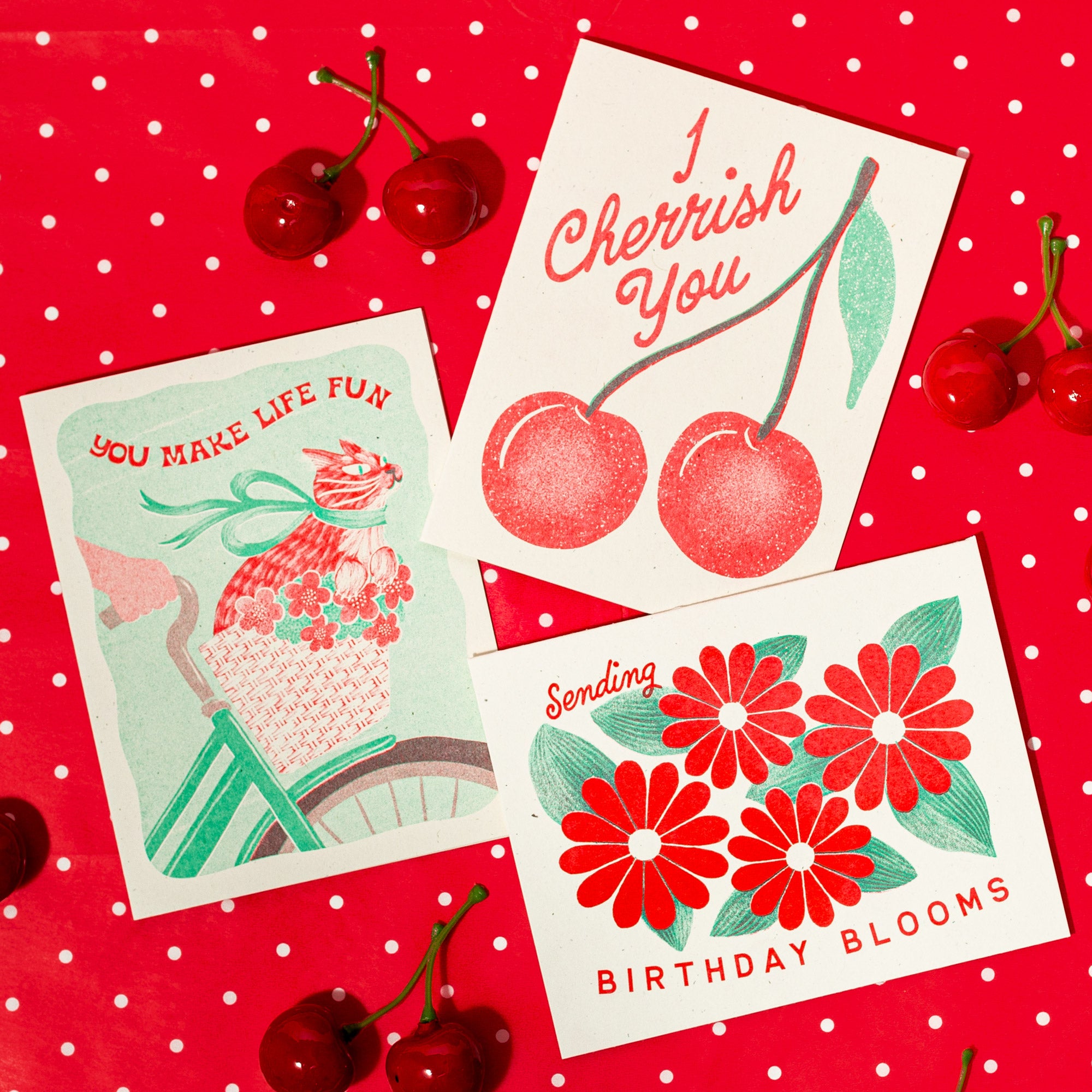 Risograph Greeting Cards