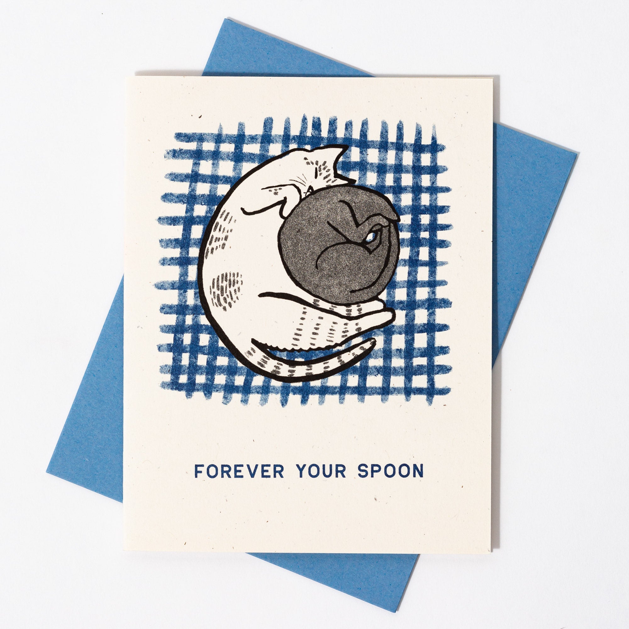 Forever Your Spoon - Risograph Card