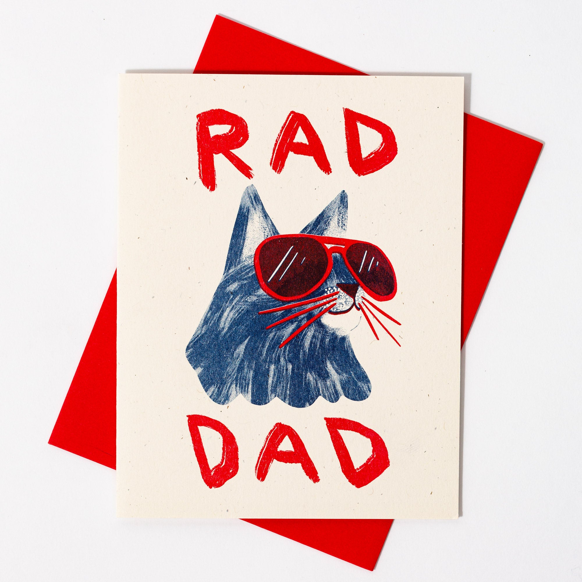 Rad Dad - Risograph Card