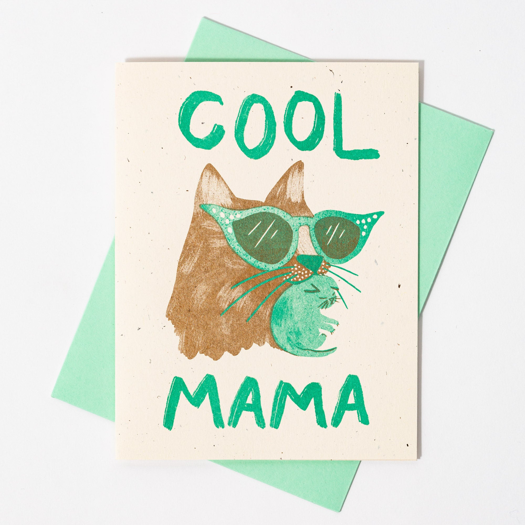 Cool Mama - Risograph Card