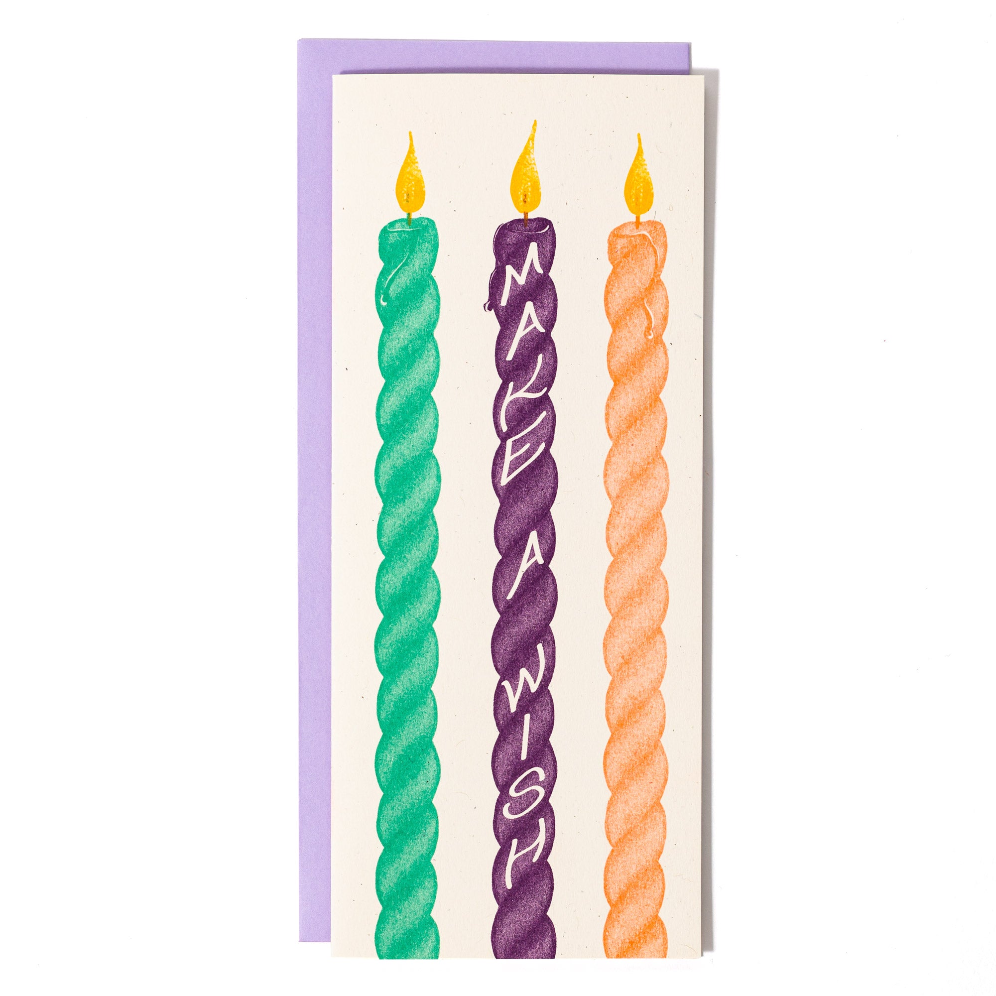 Make a Wish - Risograph Birthday Card