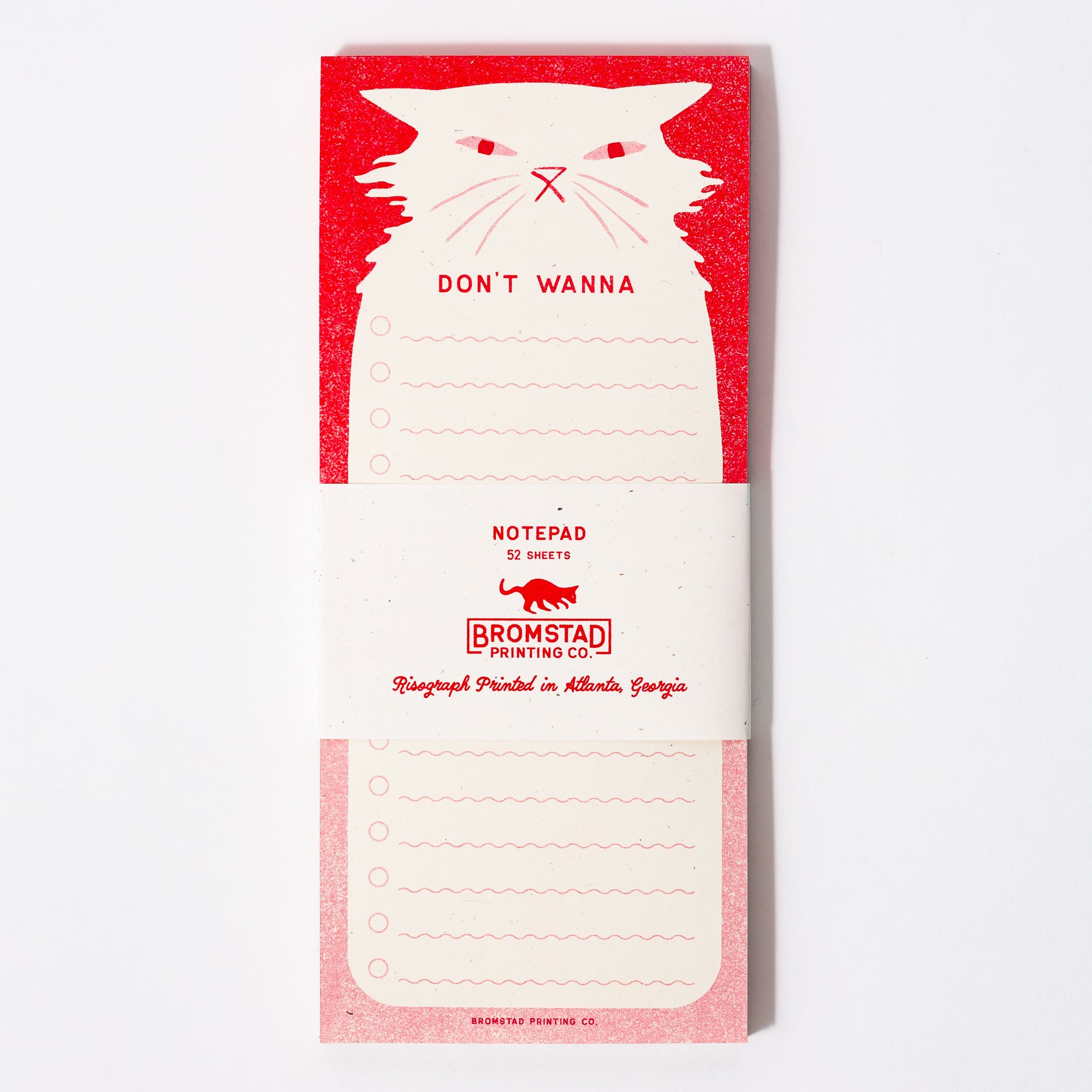 Don't Wanna - Risograph Notepad