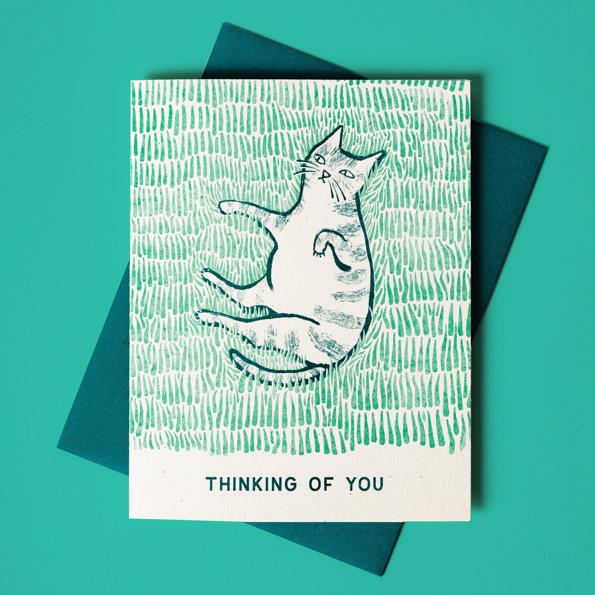 Thinking of You - Risograph Card