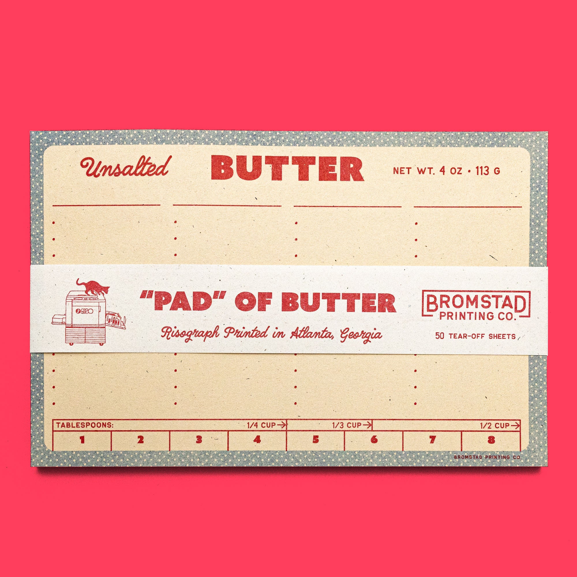 Butter - Risograph Notepad