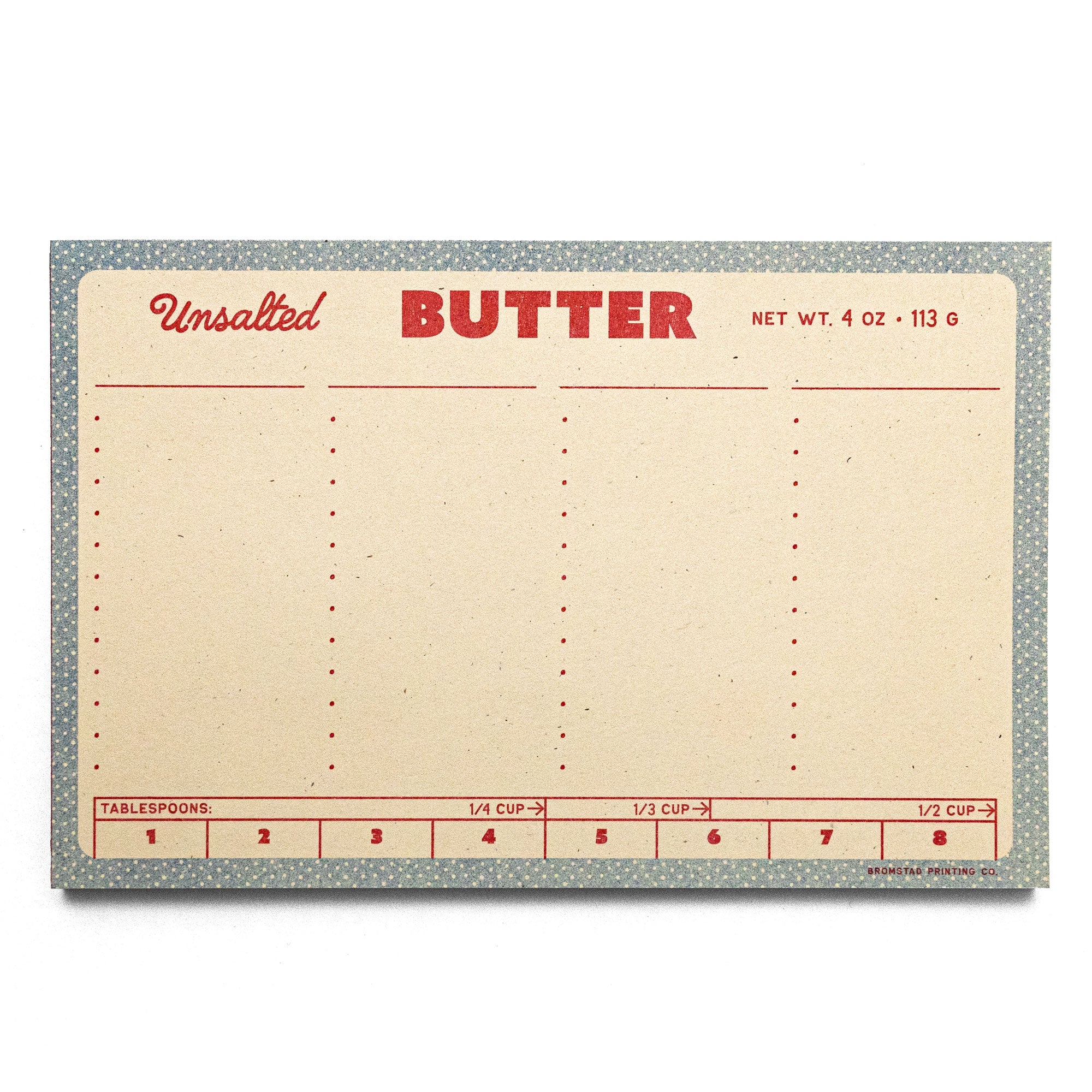 Butter - Risograph Notepad