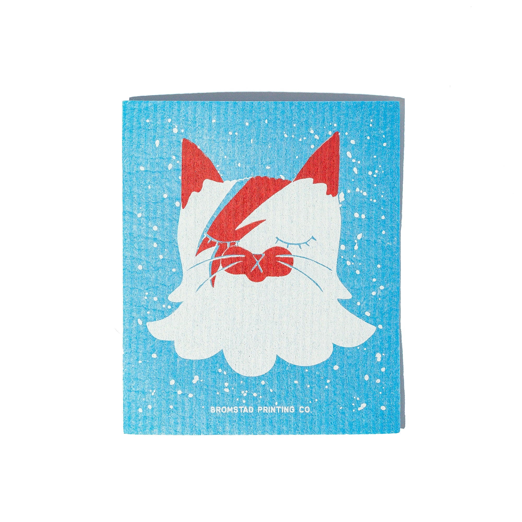 Bowie Cat - Swedish Dishcloth