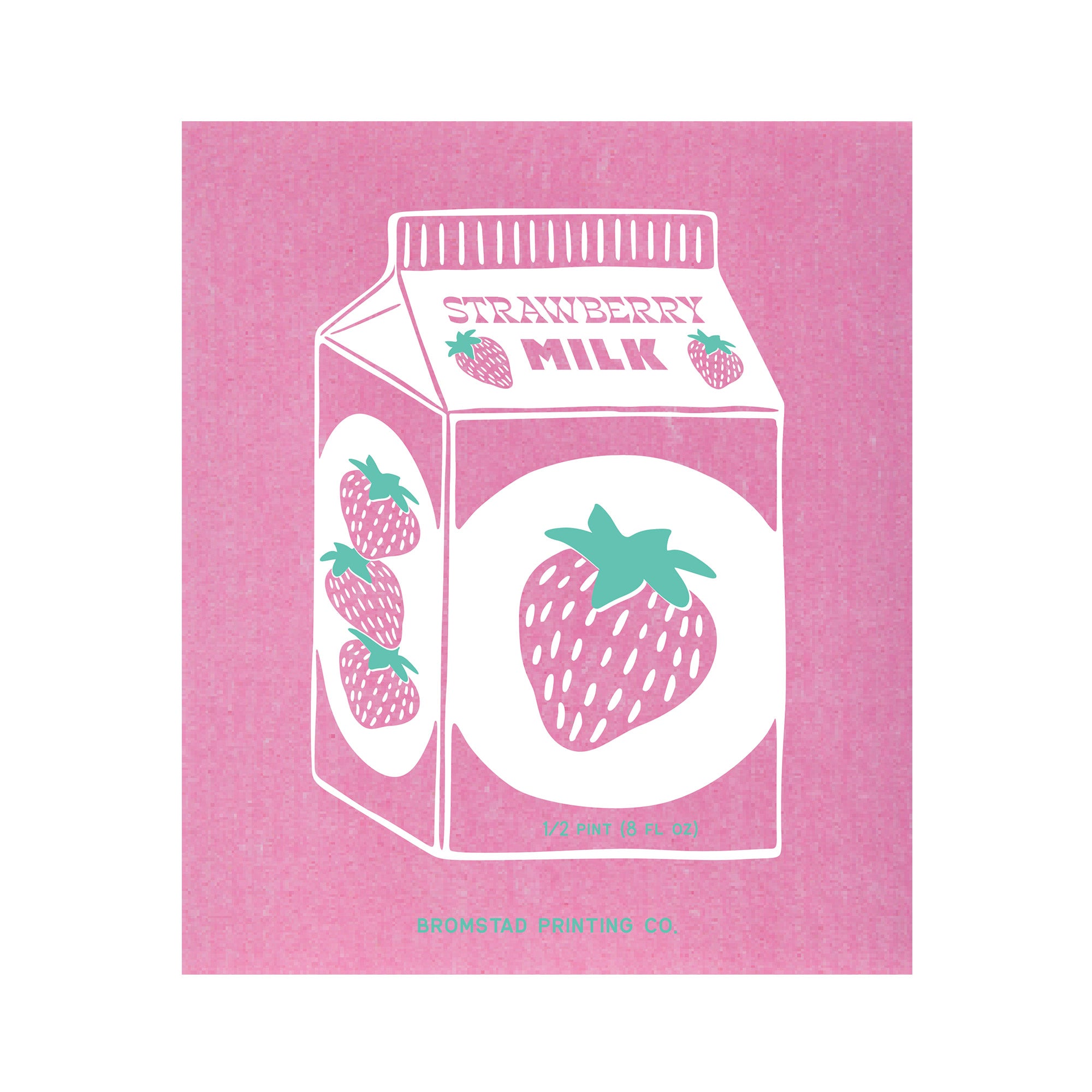 Strawberry Milk - Swedish Dishcloth