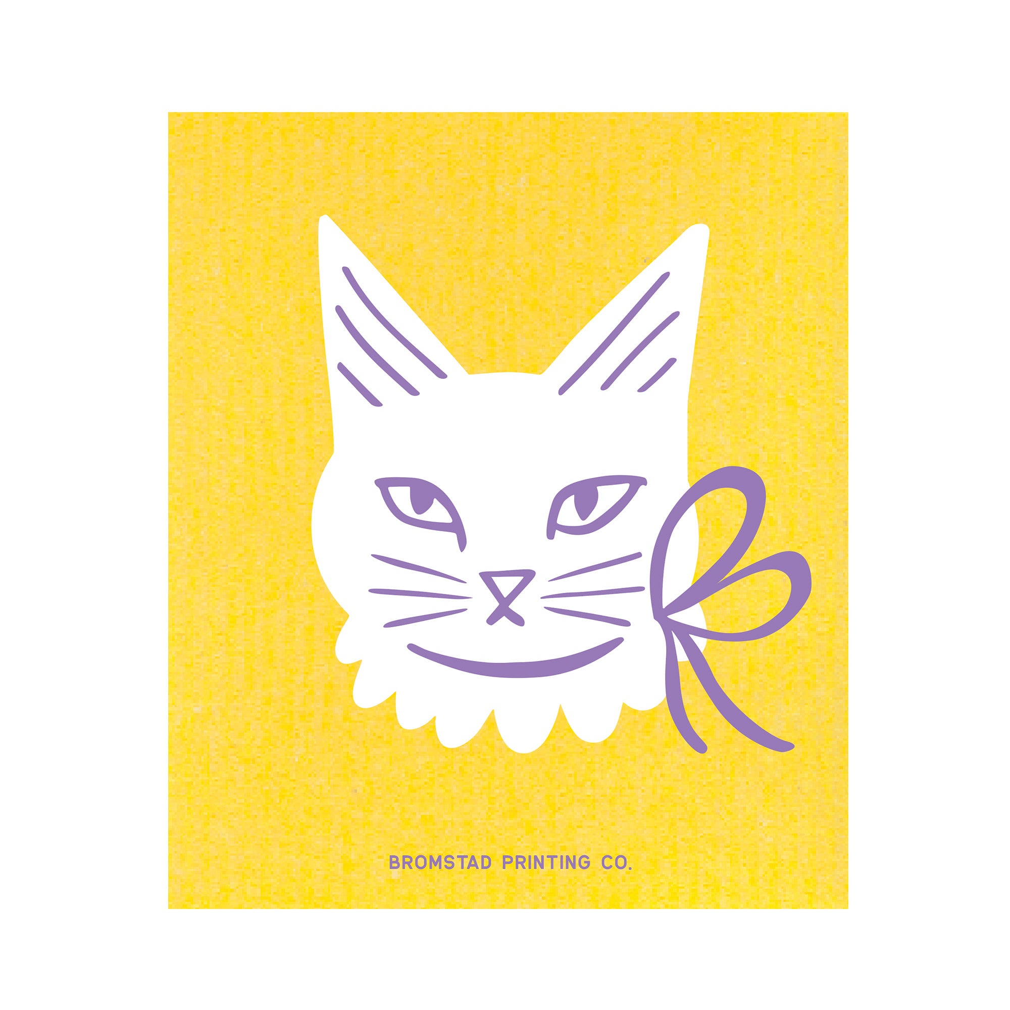 Ribbon Cat - Swedish Dishcloth