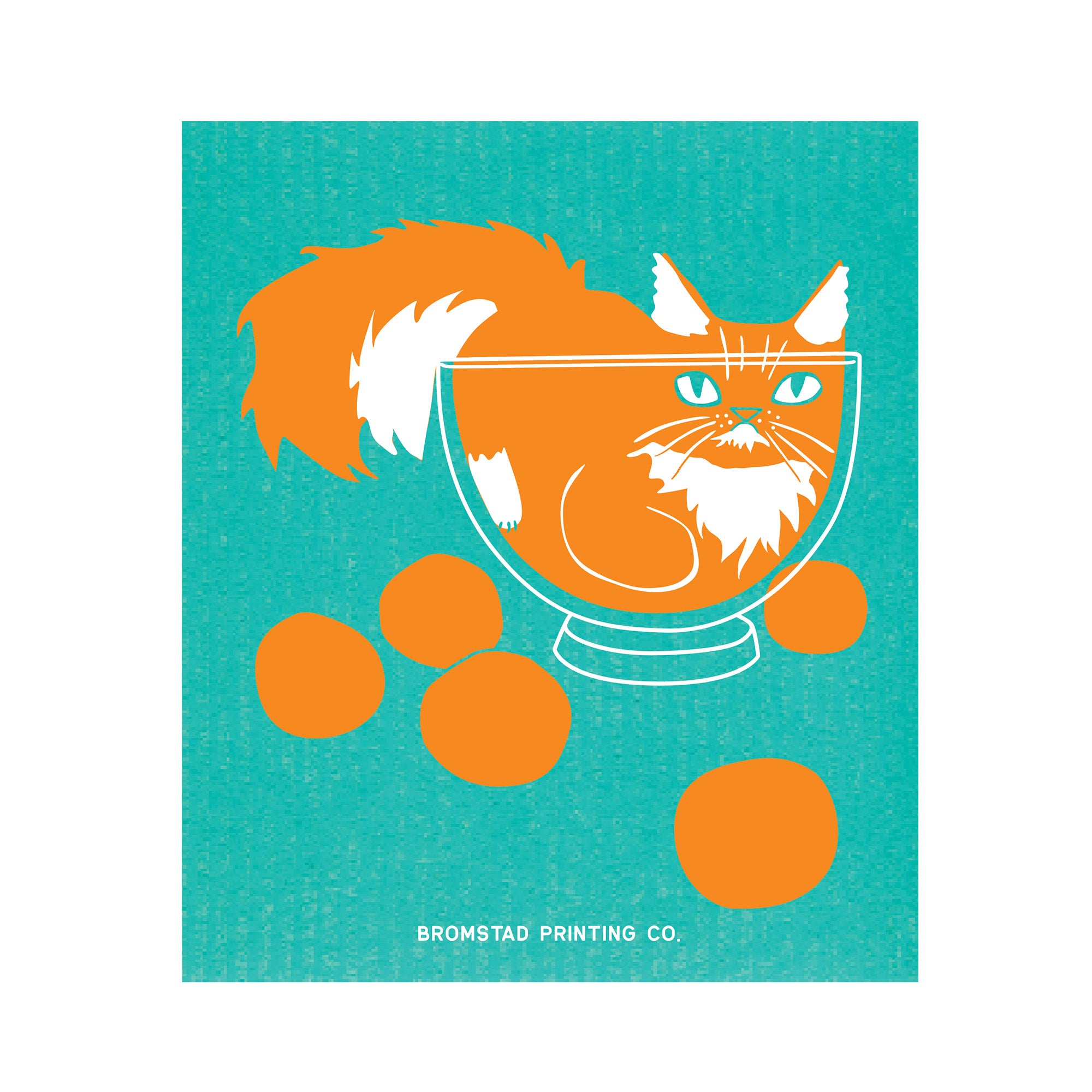 Bowl Cat - Swedish Dishcloth