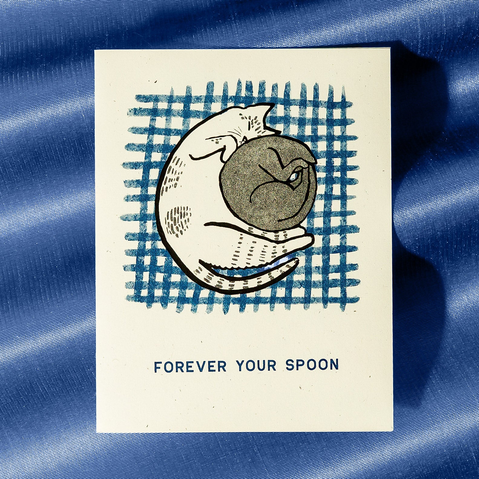 Forever Your Spoon - Risograph Card