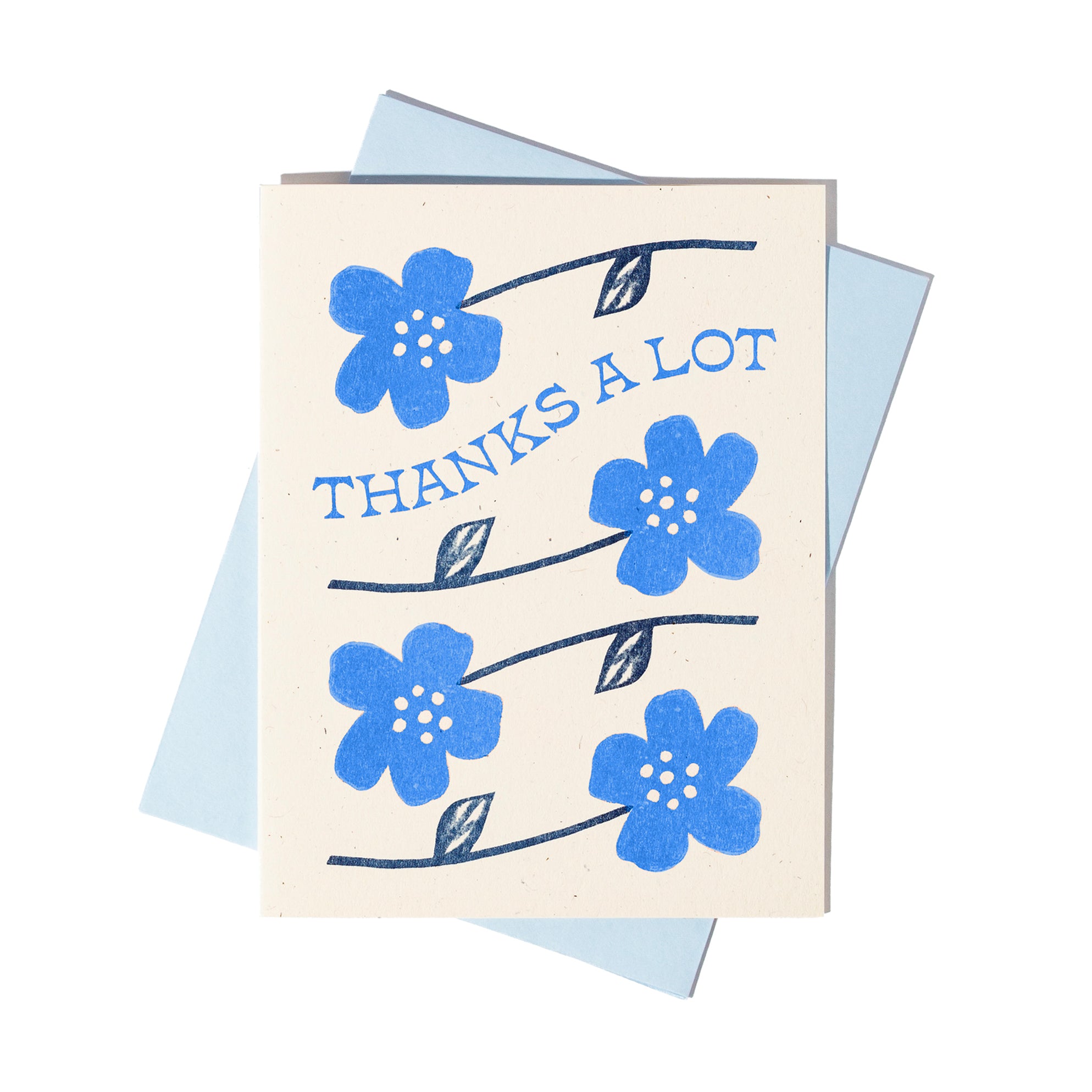 Thanks A Lot - Risograph Greeting Card