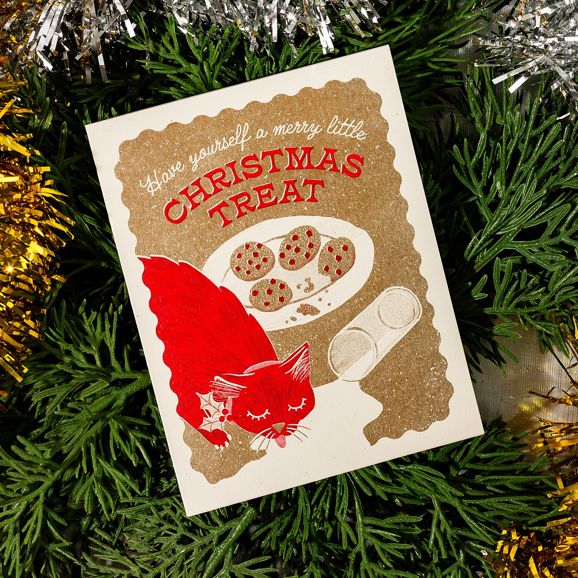 Christmas Treat - Risograph Card