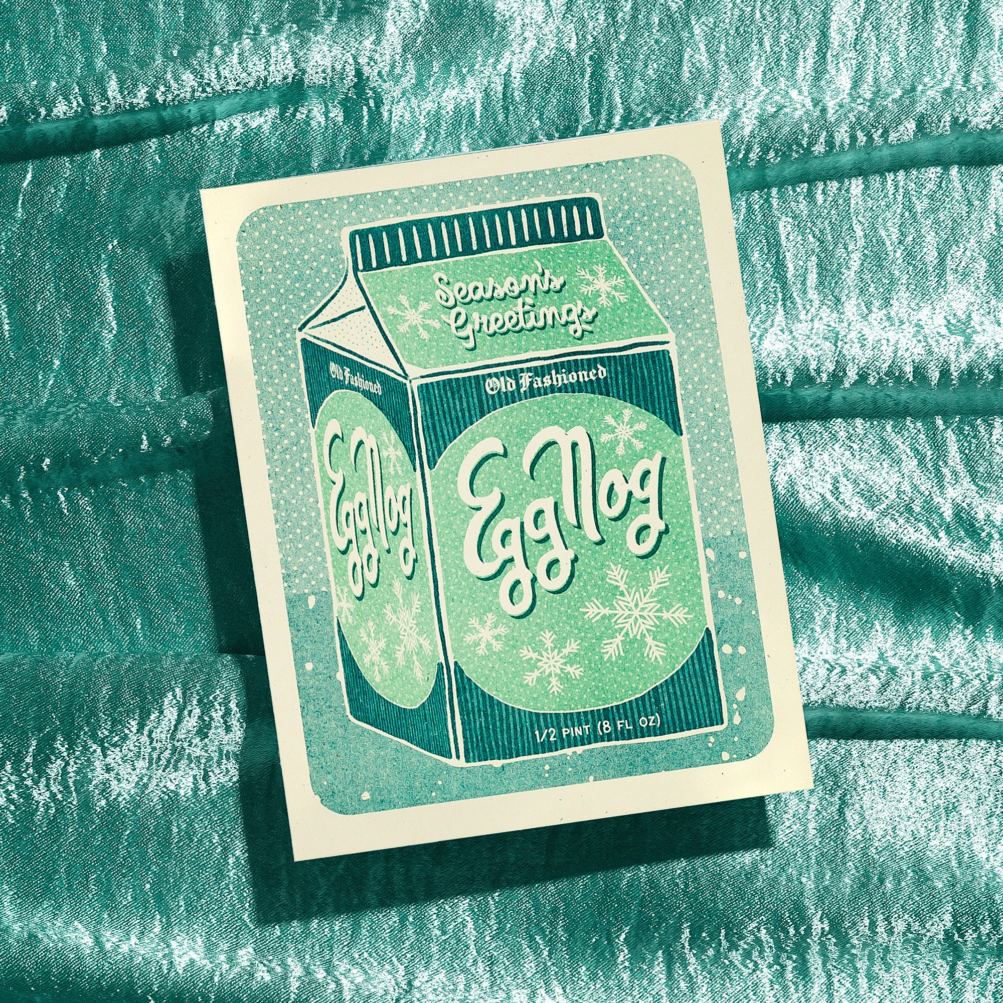 Eggnog - Risograph Holiday Card
