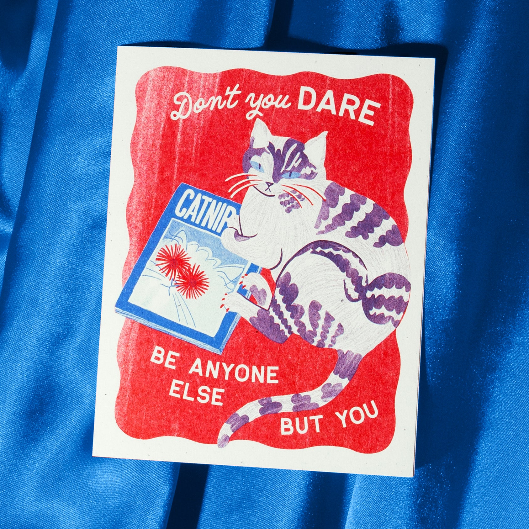 Don't You Dare - Risograph Card
