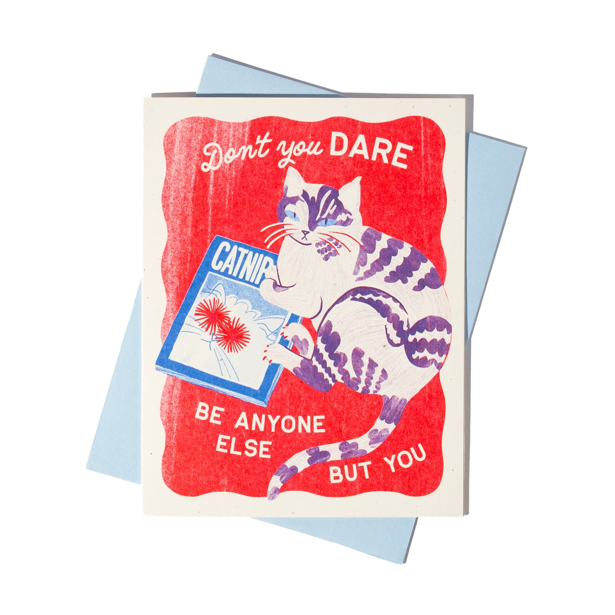 Don't You Dare - Risograph Card