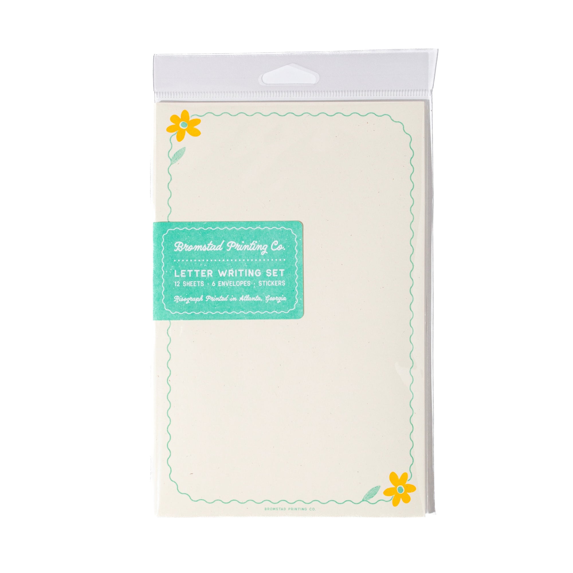 Yellow Flower Letter Writing Set