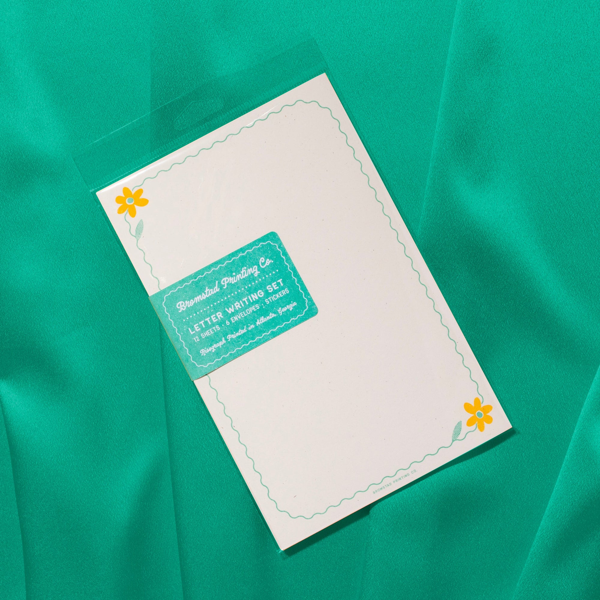Yellow Flower Letter Writing Set