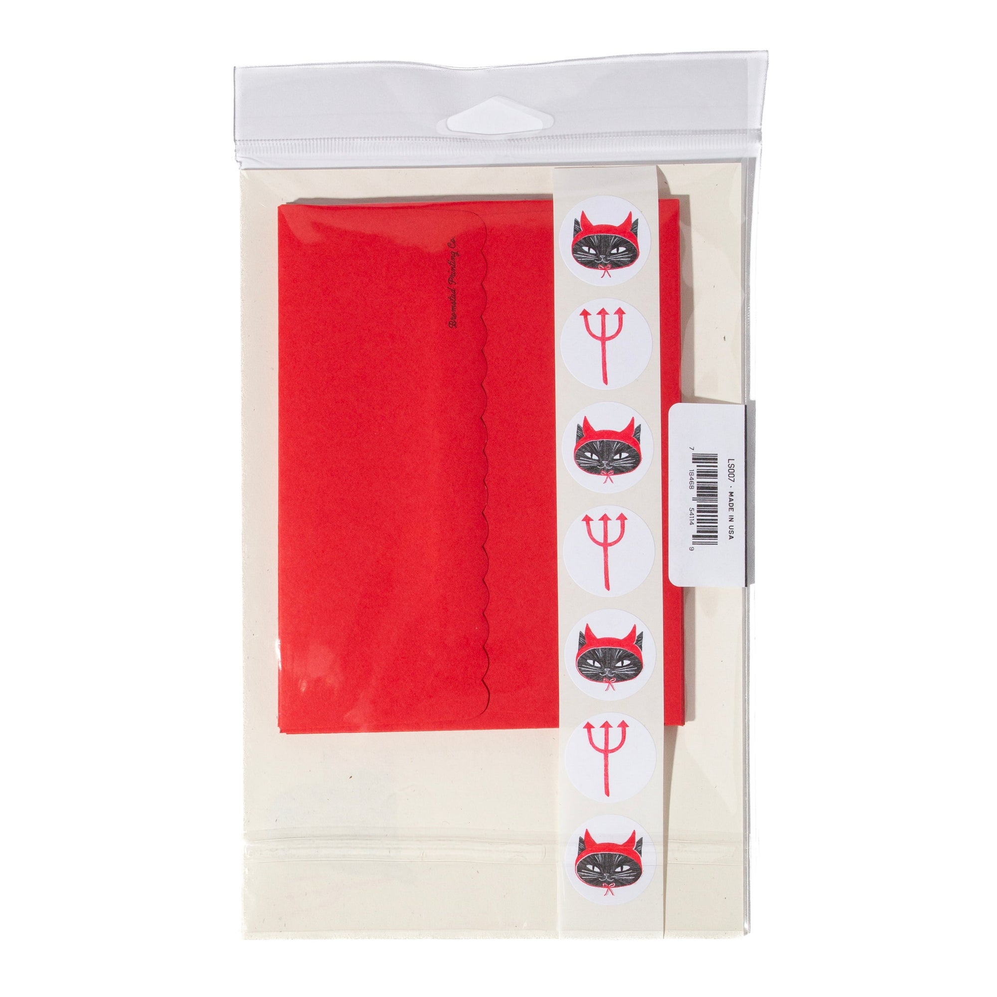 Devil Cat Letter Writing Set