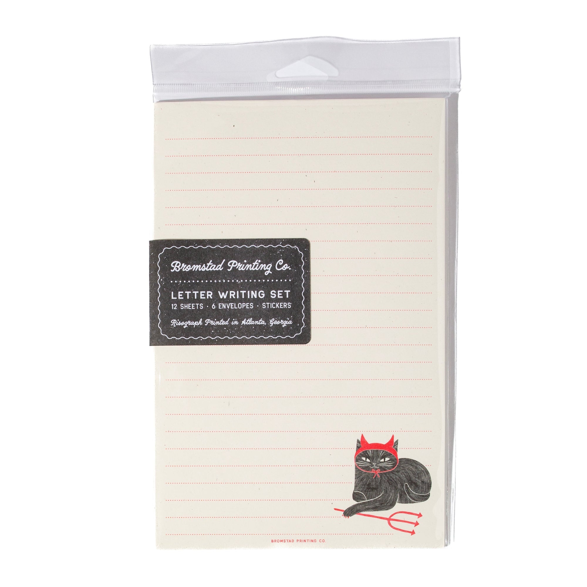 Devil Cat Letter Writing Set