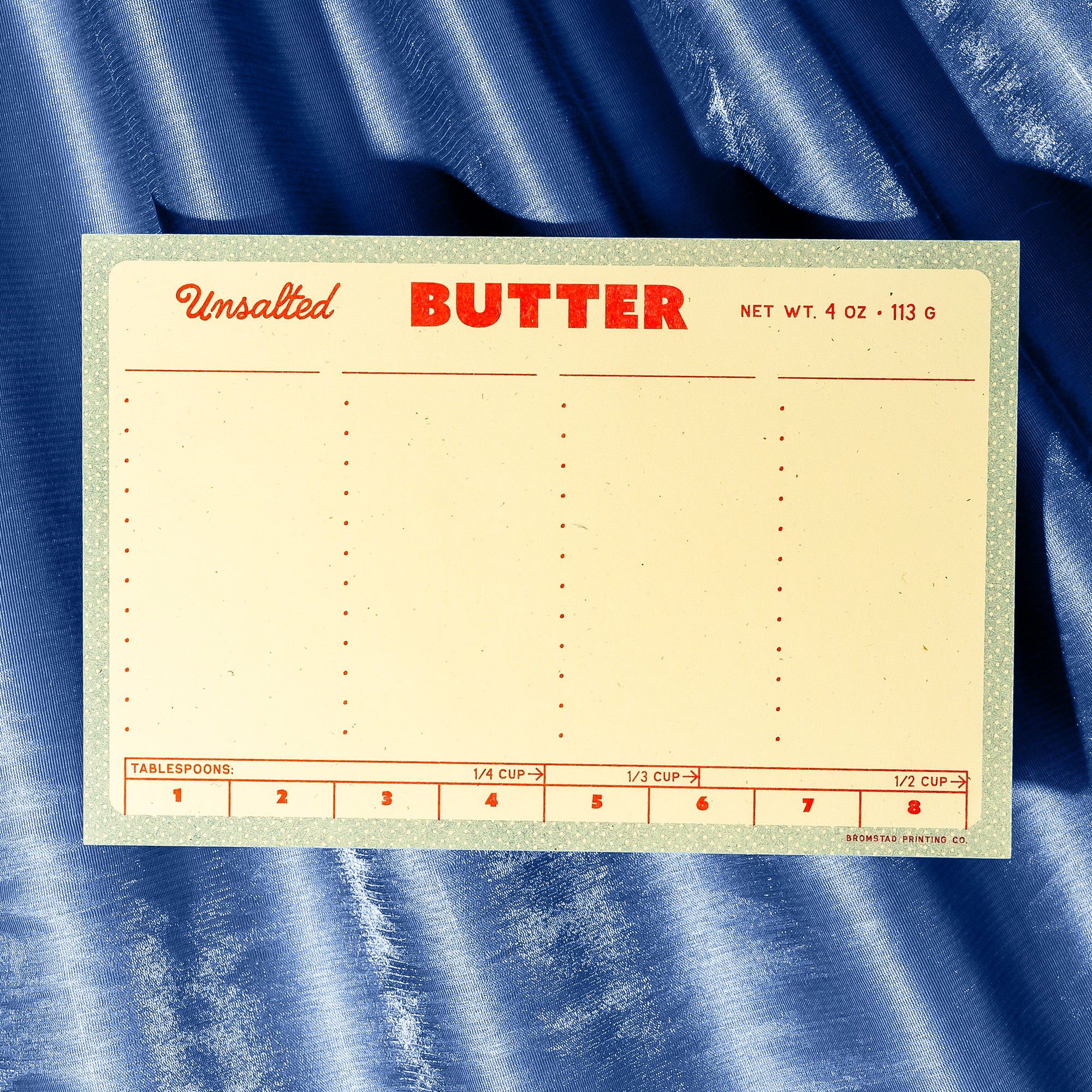 Butter - Risograph Notepad