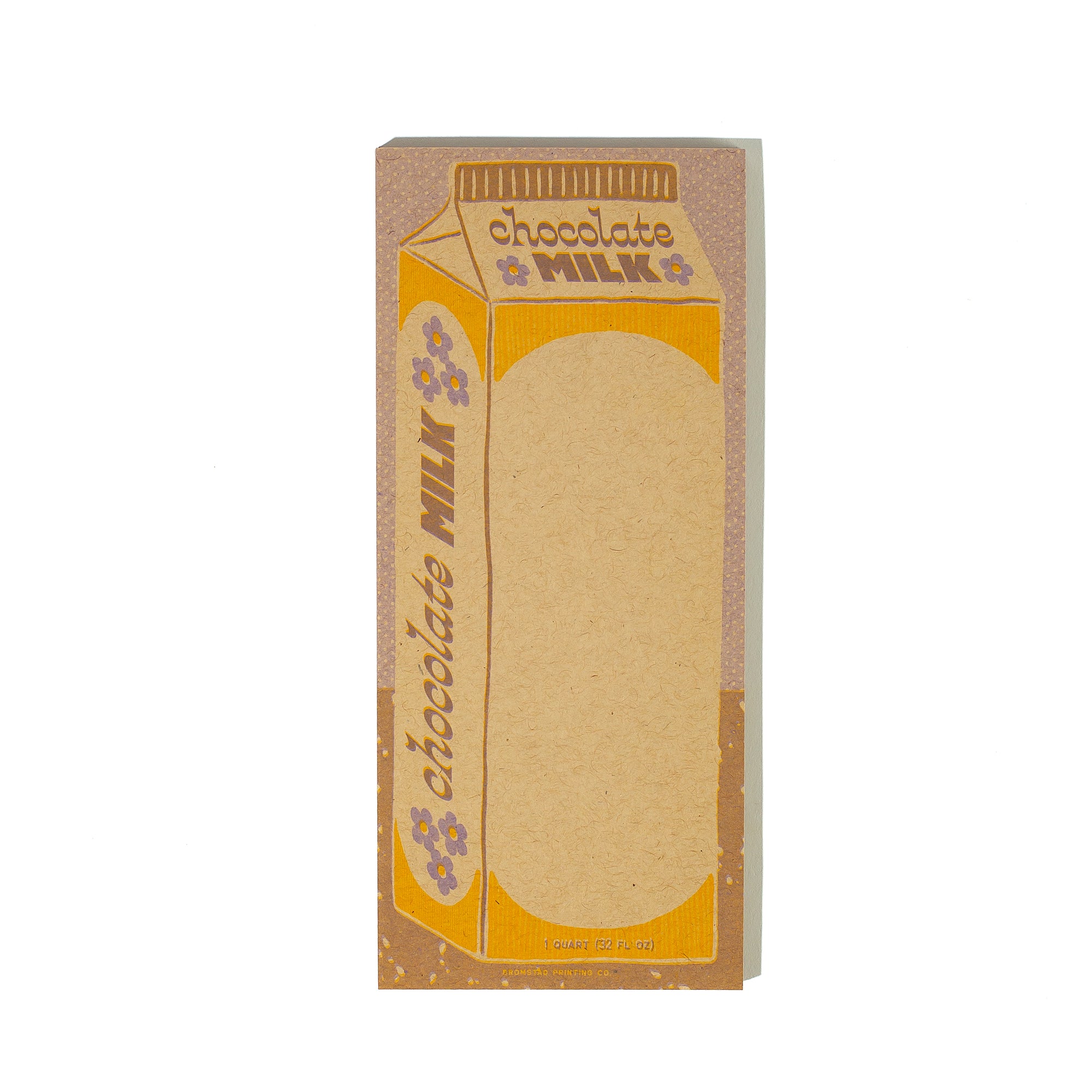 Chocolate Milk - Risograph Notepad