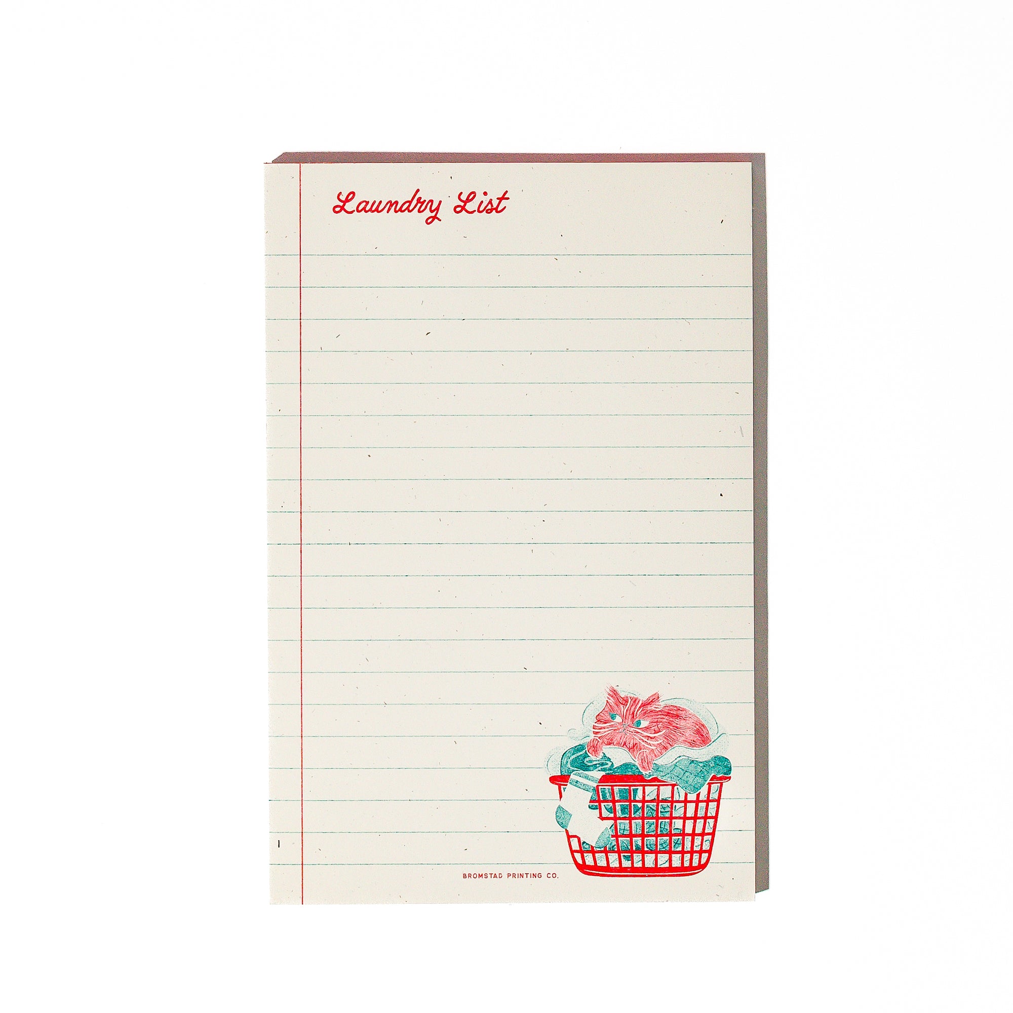 Laundry List - Large Risograph Notepad