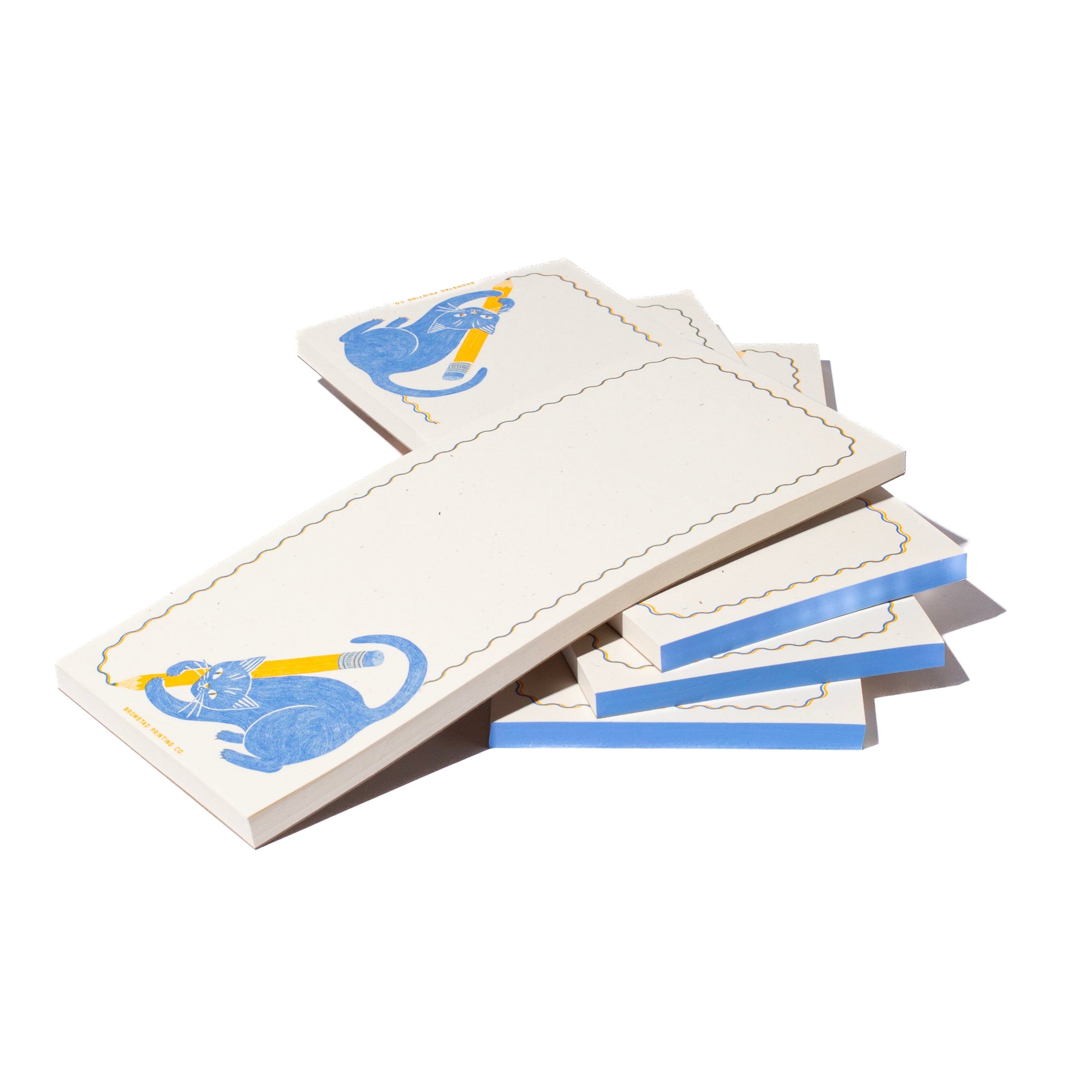 Pencil Cat - Tall Notepad