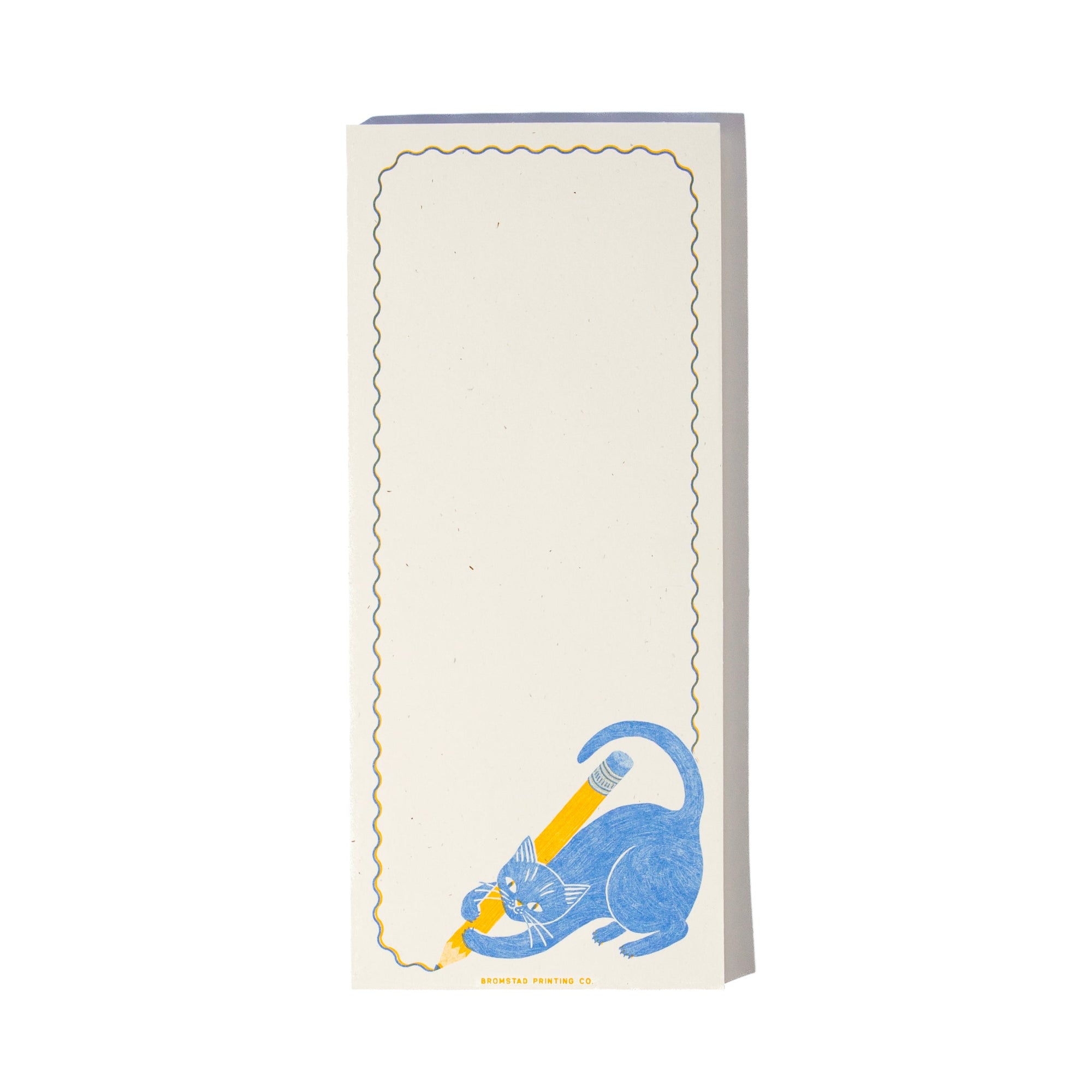 Pencil Cat - Tall Notepad