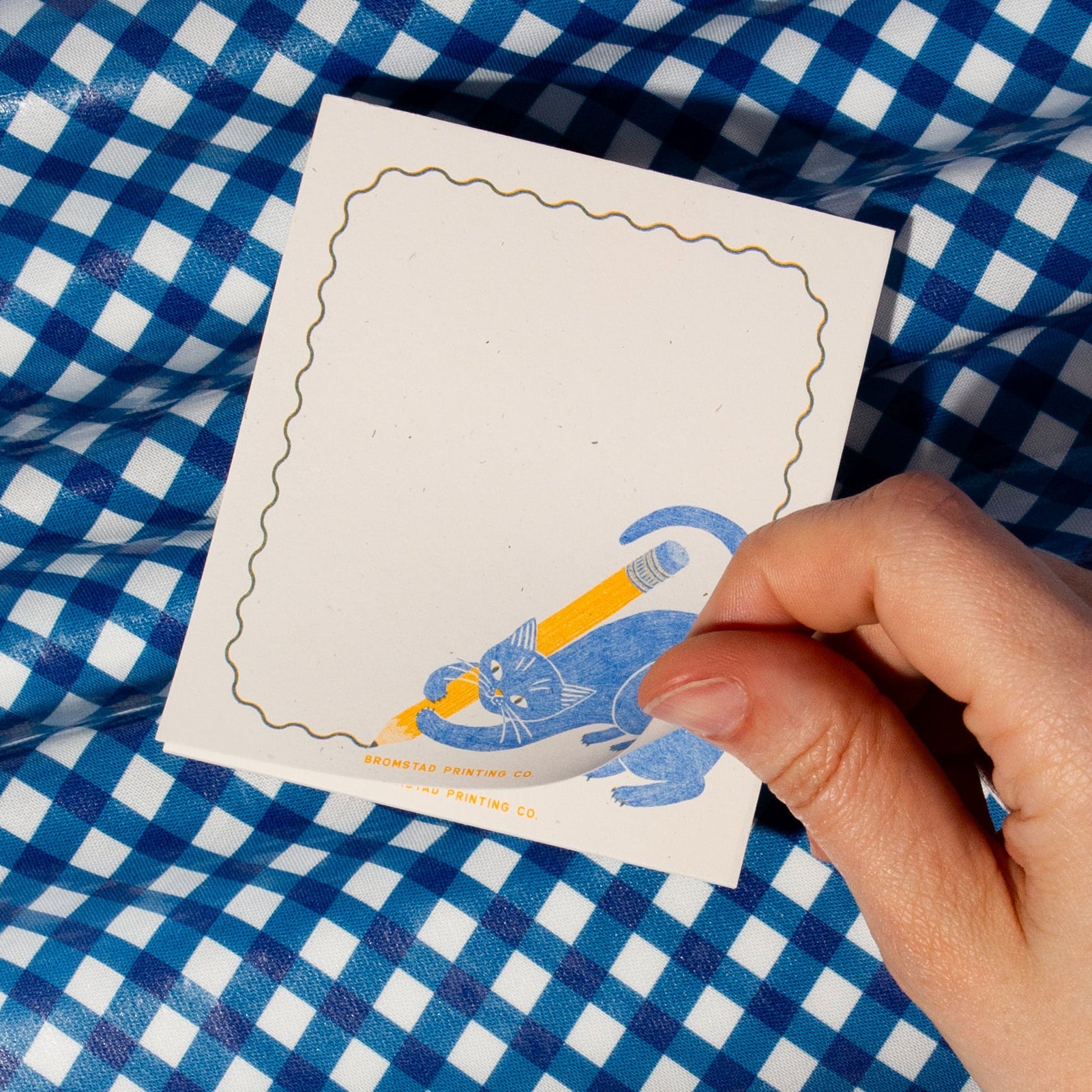Pencil Cat - Mini Notepad