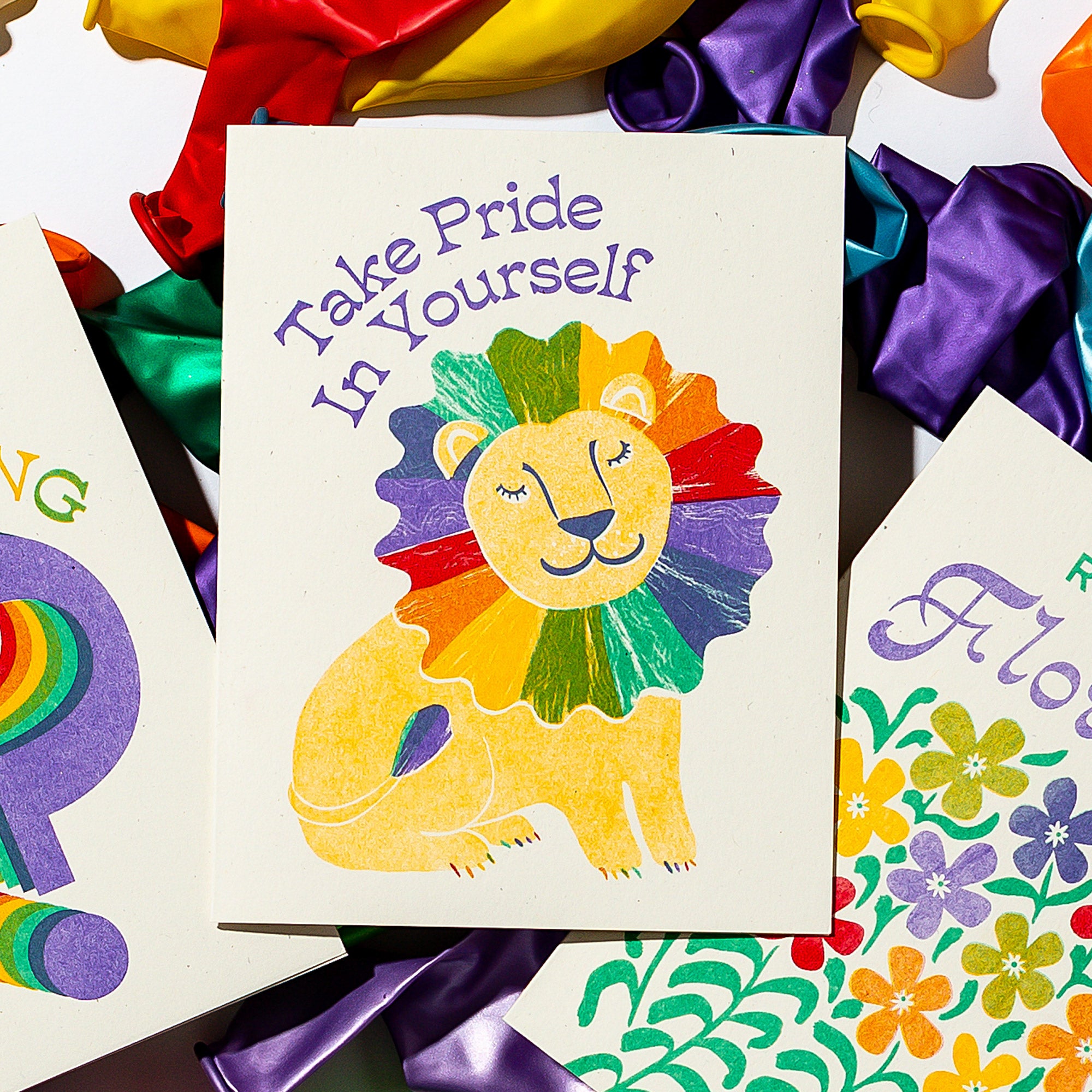Take Pride in Yourself - Risograph Greeting Card