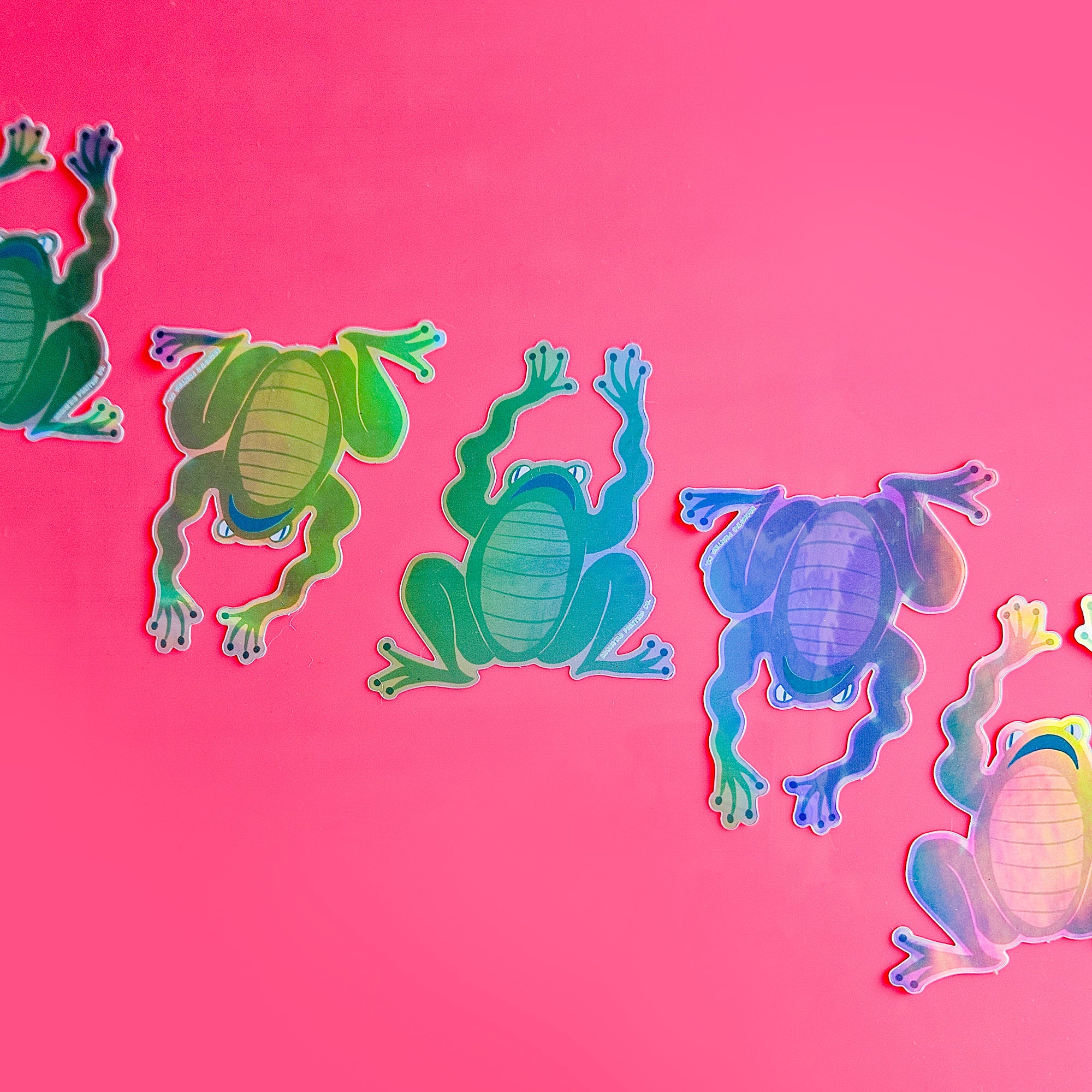 Panic Frog - Holographic Sticker